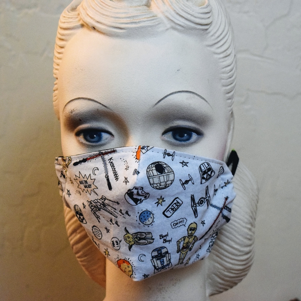 Star wars chibi reusable cotton face mask